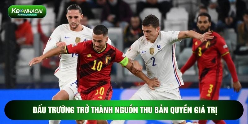 Đấu trường trở thành nguồn thu bản quyền giá trị