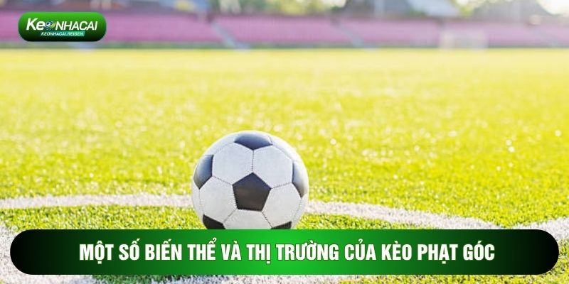 Một số biến thể và thị trường của kèo phạt góc