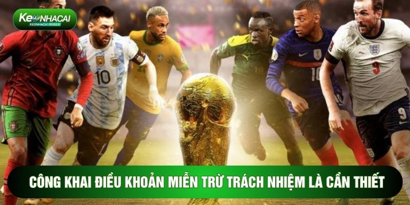 Công khai điều khoản miễn trừ trách nhiệm là cần thiết