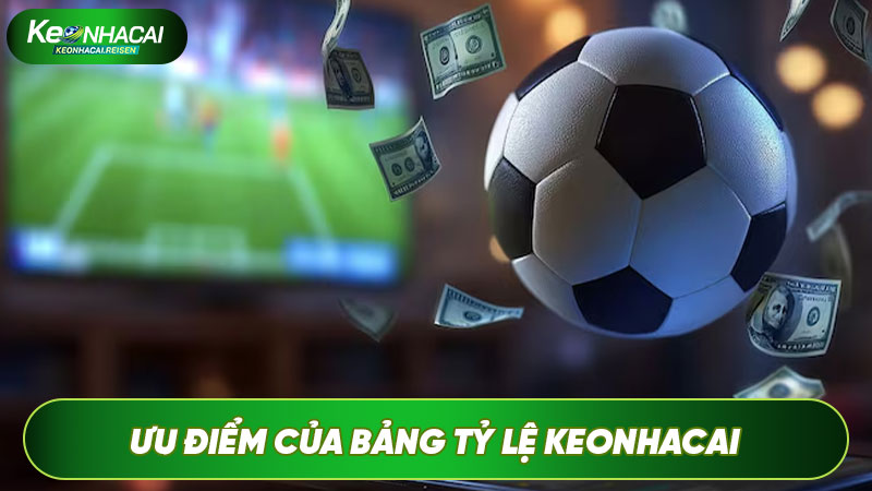 Ưu điểm của bảng tỷ lệ keonhacai trực tuyến tại keonhacai.reisen